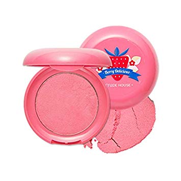 ETUDE HOUSE Berry Delicious Cream Blusher 6g (#2 Full Of Cream) - Moist Cream Cheek for a Lovely Look, Daily Natural Color