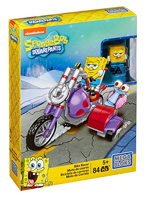Mega Bloks SpongeBob SquarePants Bike Racer Playset