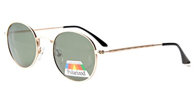 Eyekepper Vintage Style Quality Round Polarized Sunglasses