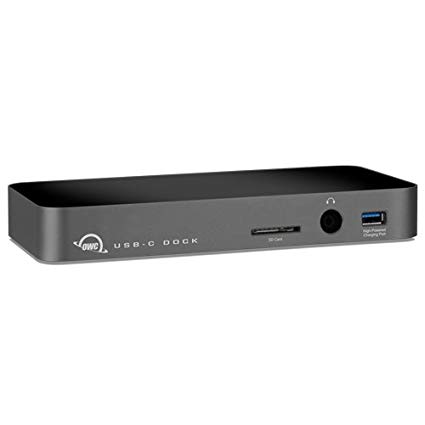 OWC 10-Port USB-C Dock (OWCTCDK10PMHSG) with Mini DisplayPort to HDMI 4K Adapter, Space Gray