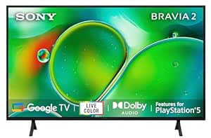 Sony 139 cm (55 inches) BRAVIA 2 4K Ultra HD Smart LED Google TV K-55S25 (Black)