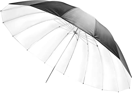 Walimex Pro reflex umbrella, diameter 180 cm, black/white