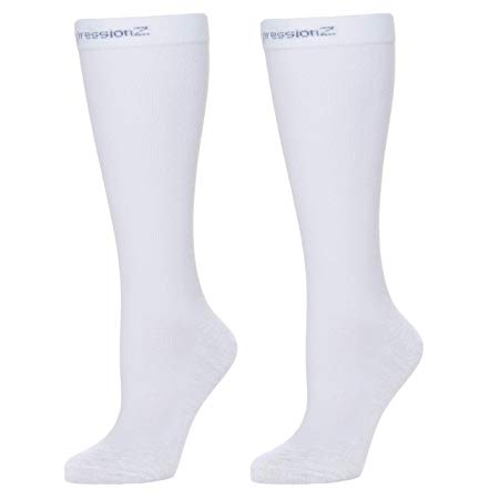 Compression Socks for Men   Women (20-30 mmHg) Best Athletic / Medical Socks for Nurse, Running, Maternity, Travel, Diabetic, Varicose Veins, Shin Splints - Below Knee High Stockings by CompressionZ