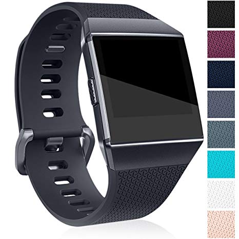 Maledan Replacement Bands Compatible for Fitbit Ionic, Classic Replacement Accessory Wristbands Compatible with Fitbit Ionic Smart Watch, Large Small