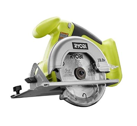 Ryobi One  P501G 18V Lithium Ion Cordless 5 1/2 Inch Circular Saw w/ Included Blade (Battery Not included, Power Tool Only)