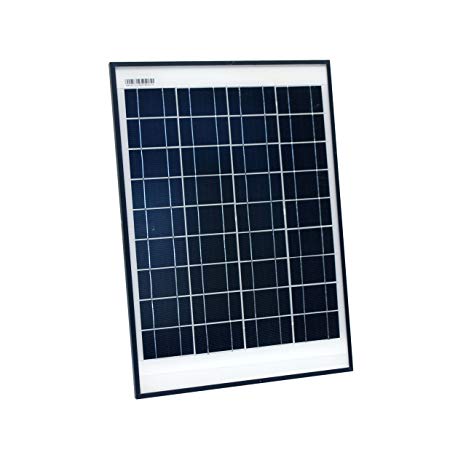 ALEKO SP20W24V 20 Watt 24 Volt Monocrystalline Solar Panel for Gate Opener Pool Garden Driveway