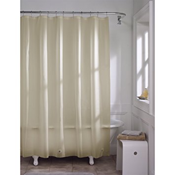 Maytex Mildew Free Odorless No PVC Softy Shower Curtain Liner, 70 inches X 72 inches, Beige