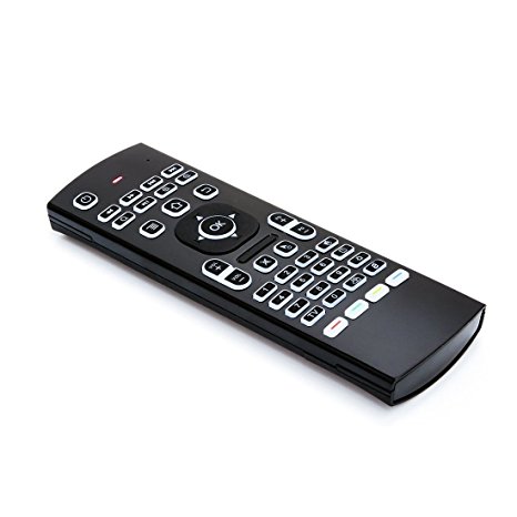 Backlit Keyboard and Mouse, STRQUA 2.4G Backlit Air Remote Control, Infrared Remote Control Learning for Android TV Box, IPTV, PC, Pad and More