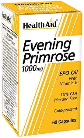 Healthaid Evening Primrose Oil 1000 mg With Vitamin E - 60 Capsules