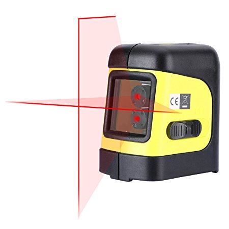 Firecore Self-Leveling Horizontal/Vertical Cross-Line Laser Level with Magnetic Bracket( not Include 2AA battery)