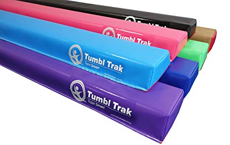 Tumbl Trak 10ft Home Training Low Folding Balance Beam, Dark Blue