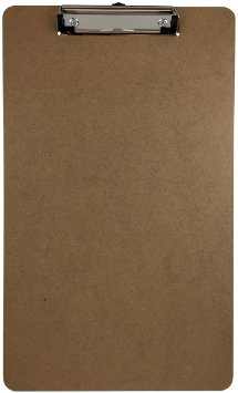 Trade Quest Legal Size Clipboard Low Profile Clip Hardboard Single (Pack of 1)