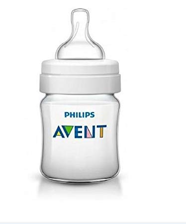 Philips Avent 125ml Classic Plus Feeding Bottle (Single Pack) (White)