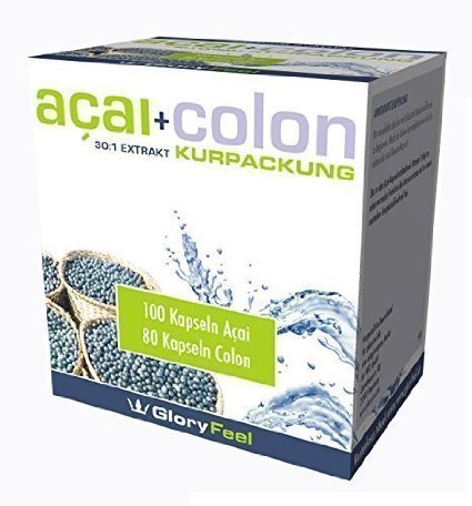 Acai  Colon Cleanse the ultimate Detox bundle - 100 capasules Acai extract plus 80 caps Colon Cleanse - backed by Amazon Guarantee
