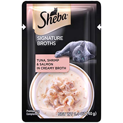 Sheba Broths Wet Cat Food (Pack of 24), 1.4 oz, Holiday Meal Topper