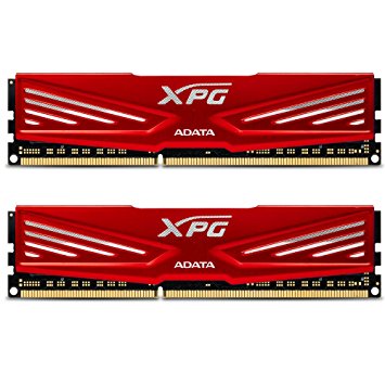 ADATA XPG V1 DDR3 2133MHz (PC3 17000) 8GB (4GBx2) Memory Modules, Red (AX3U2133W4G10-DR)