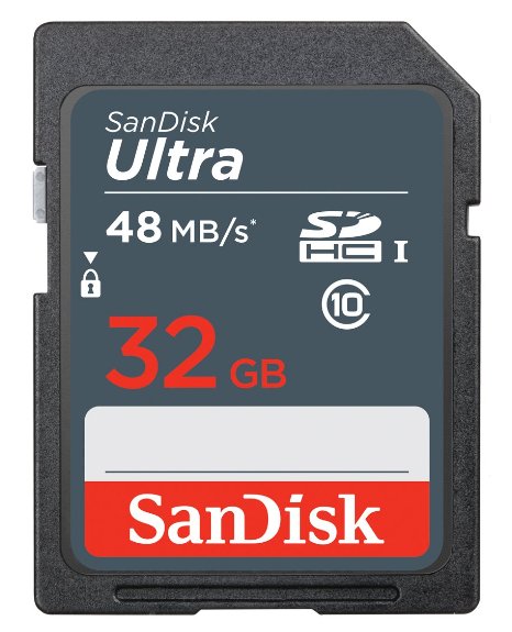 Sandisk 32GB Ultra SDHC Memory Card For Sony NEX-5 Camera