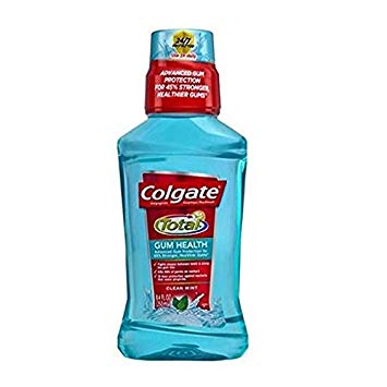 Colgate Total Gum Health Antiplaque Mouthwash, Clean Mint 8.40 oz (Pack of 2)