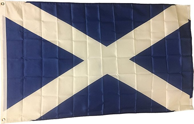 Scotland St Andrews CROSS Flag: 3x5ft Poly