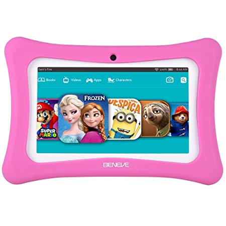 Tablets for Kids,Andriod 7.1 Edition Tablet with 1GB RAM 8GB ROM and WiFi,Kids Software iWawa Pre-Installed. (coo7)