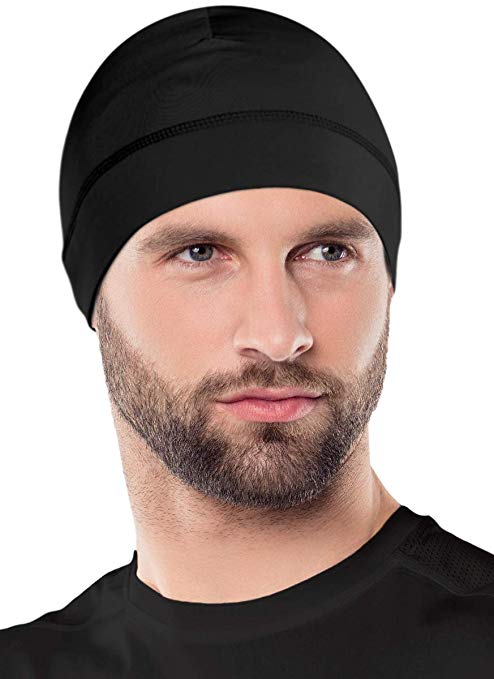 OutdoorEssentials Skull Cap Helmet Liner for Men - Winter Beanie Hat for Running, Skiing, Cycling - Ultimate Thermal Retention & Performance Moisture Wicking - Fits Under Helmets