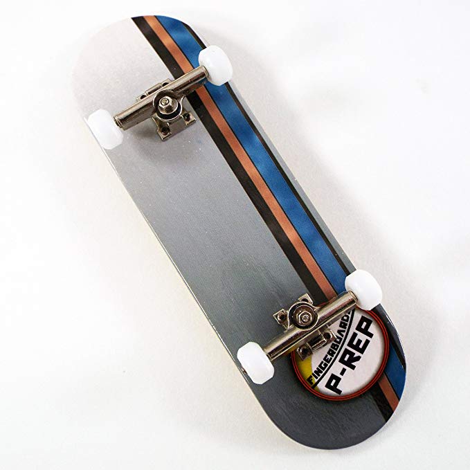 Peoples Republic P-Rep GT 30mm Graphic Complete Wooden Fingerboard w CNC Lathed Bearing Wheels