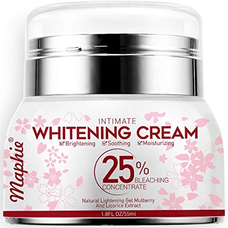 Whitening Cream Professional Skin Lightening Cream for Intimate Sensitive Areas Dark Spot Corrector Bleaching Brightening Cream for Face Underarm Armpit Knees Body with Niacinamide & Arbutin