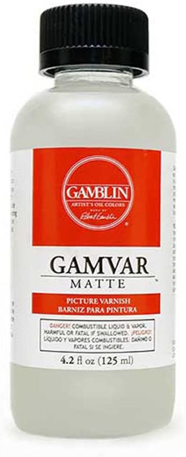 Gamblin Gamvar Pict Varnish 4 Oz Matte