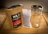 Cold Brew Coffee Kit Brew-At-Home Coffee Pouch made with Wild Coffee Organic Fair trade Single-origin Fresh roasted Premium High-performance Coffee Grizzly Blend 2 Pouch