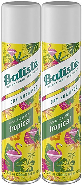 Batiste Dry Shampoo Tropical 200ml (2 Pack)