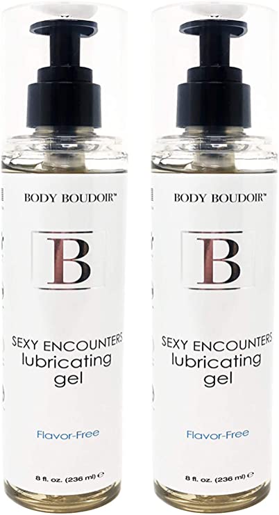2 Pack Sexual Lubricants, Water Based Lube for Women, Men, Couples, Personal Lubricant for Sex, Non Flavored and Flavored Lube, 8 Ounce (2 Non-Flavored)
