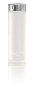 Boroux® Spectrum .5 Liter pure Borosilicate glass water bottle with exclusive sleeve-less protection in 10 colors from Silikote, a silicone bonded directly to the glass