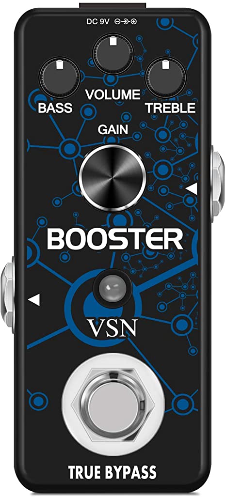 VSN Booster Guitar Effect Pedal Pure Clean Mini Boost Pedals True Bypass