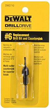 DEWALT DW2710 No.6 Replacement Drill Bit and Countersink