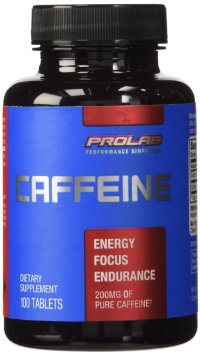 ProLab Caffeine Maximum Potency 200mg, 100-Tablets (3 Pack)