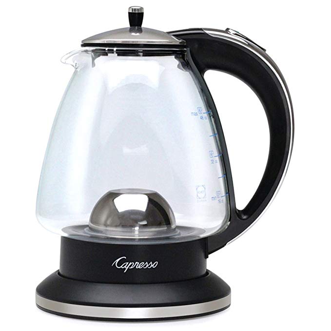Capresso H2O Glass 6-Cup Rapid Boil Water Kettle 240 03