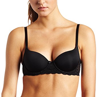 Lily of France Women's Value In Style Smooth Cup with Lace Push-Up Bra 2111541