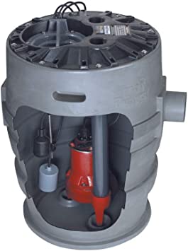 Liberty Pumps P372LE51 Sewage Pump System, 1/2HP, 115V, 2" discharge, 21"x30" basin