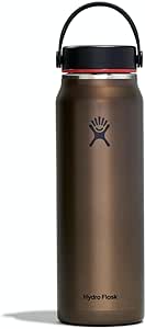 HYDRO FLASK – Gourde Trail Series de 946 ml (32 oz) – Gourde Isotherme en Acier Inoxydable à Isolation Sous Vide avec Bouchon Flex Cap Antifuite – Ouverture Large – Sans Bisphénol A – Obsidian