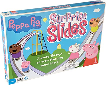 Wonder Forge Peppa Pig Surprise Slides Toy for Boys & Girls Age 3 & Up - Journey Through an Ever-Changing Game Board!