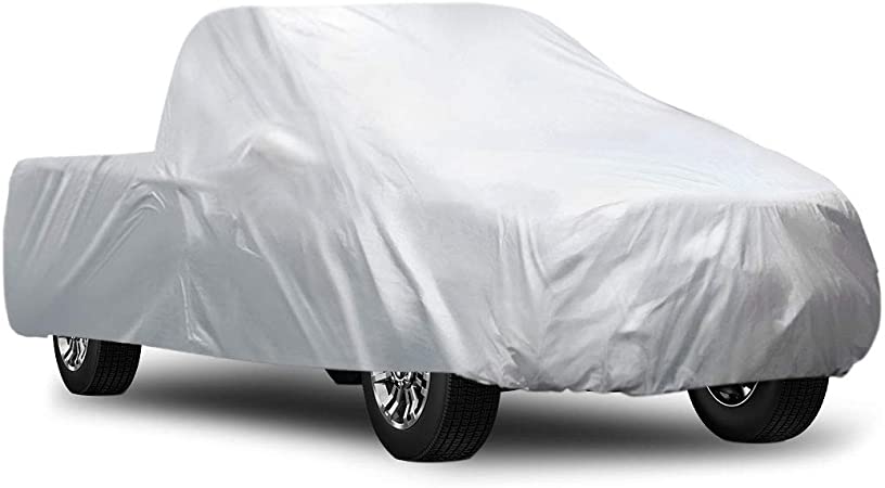 uxcell Car Cover Waterproof All Weather for Car, Full Car Cover Rain Sun Protection Universal Fit for Truck 6.5M