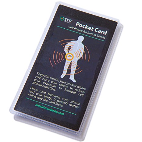 SYB Pocket Card, Cell Phone Anti Radiation EMF Protection Shield