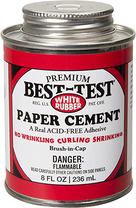 Best-Test Premium Paper Cement 8OZ Can (139)