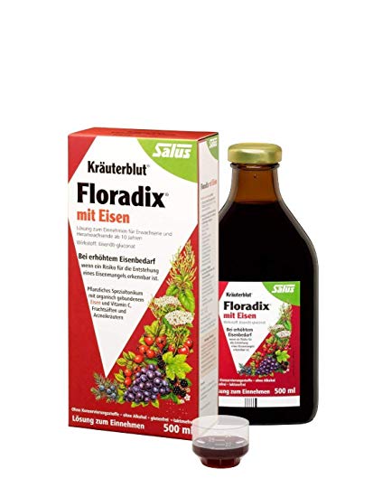 (2 Pack) - Floradix - Floradix Liquid Iron Formula | 500ml | 2 PACK BUNDLE