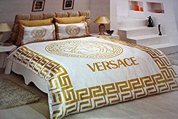 NEW SATIN BEDDING SET VERSACE WITH DHL EXPRESS SHIPPING QUEEN AND FULL SIZES AVAILABLE