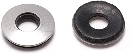 5/16” x 3/4" OD Stainless EPDM Washers, (100 pc) Neoprene Backed, Choose Size & Qty, by Bolt Dropper