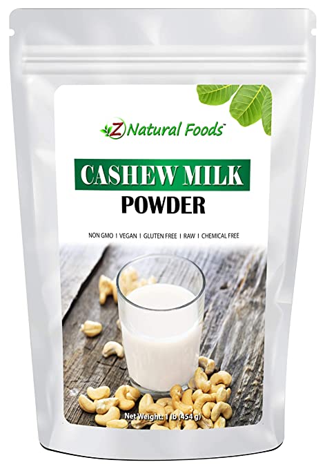 Cashew Milk Powder - Unsweetened & Unflavored - All Natural Milk Alternative - Perfect For Coffee, Smoothies, Cereal, Drinks & Baking - Raw, Vegan, Gluten Free, Non GMO, Kosher, & Dairy Free - 1 lb