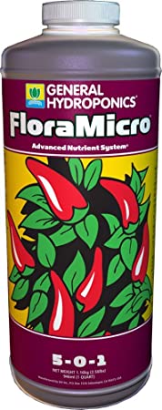 General Hydroponics 718120 FloraMicro, 1 Quart