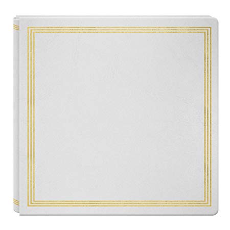Large Magnetic Page X-Pando Photo Album, White