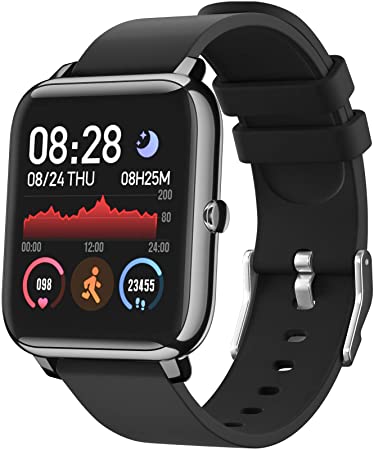YAGALA Smart Watch, Fitness Tracker with Heart Rate Monitor, 1.4 Inch Touch Screen Activity Tracker with GPS, IP67 Waterproof Pedometer with Sleep Monitor, Step Counter for Women and Men…